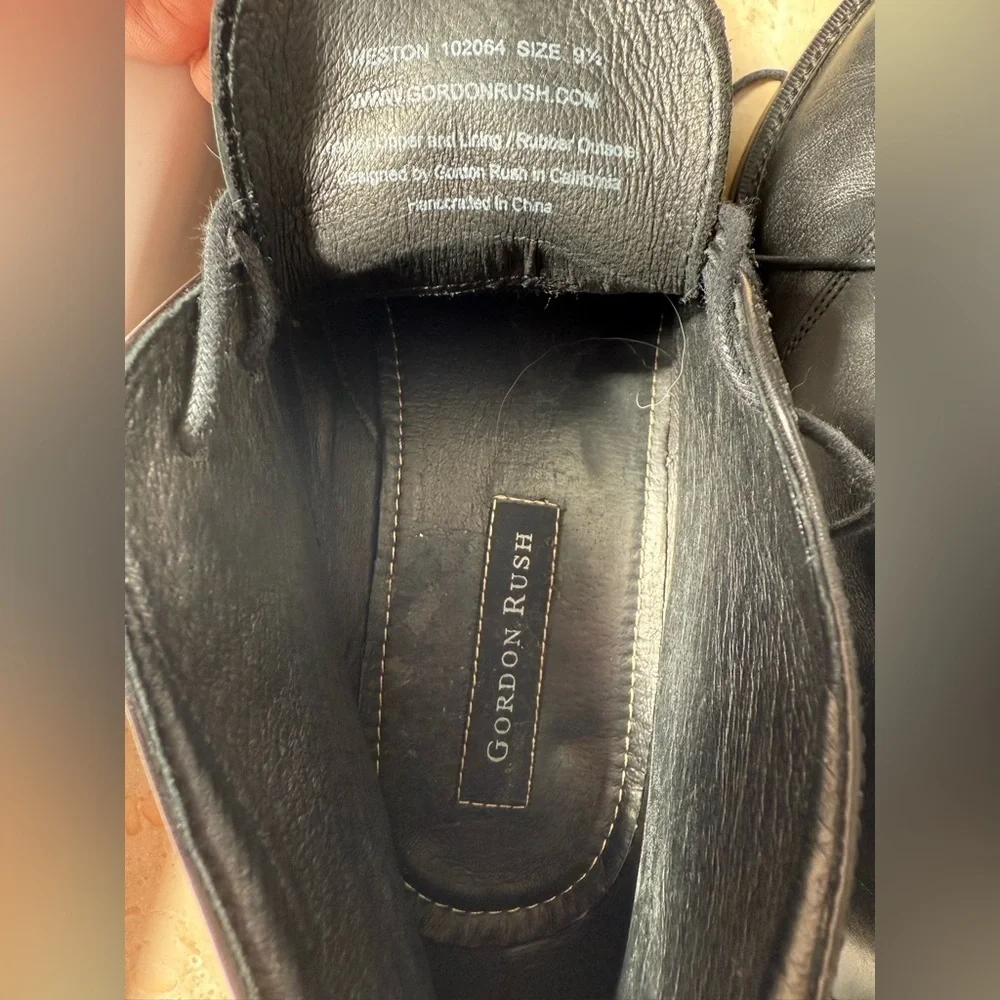 Gordon Rush Black Leather Chukka Boots | Size 9.5 | Weston Style 102064